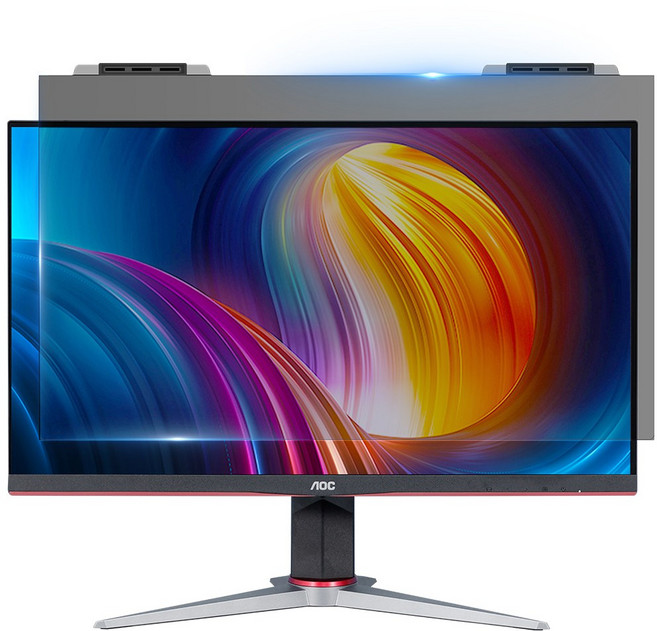 AOC 보안필름 정보보호 화면보호기 SP30 61cm 삼성 LG 모니터 호환 가능, 1개
