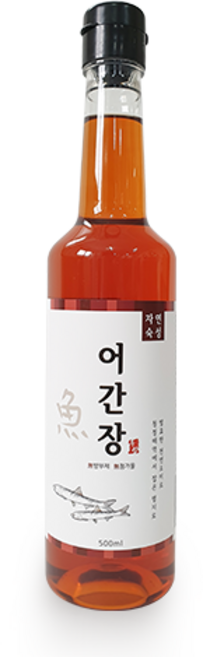 [우양수산/만능 소스] 국내산 어간장 500ml, 1개