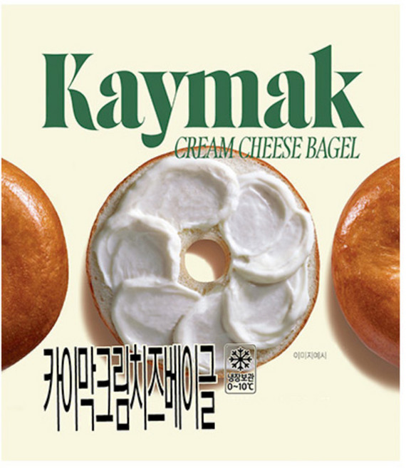 카이막 크림치즈베이글, 130g, 3개