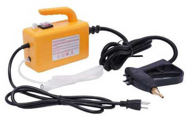 가정용 고압 고온 증기 세척기 소형 오일 세척기 스팀 소독 220v, 상세페이지 참고, 4. 블랙 2600W 자동건 +공구함