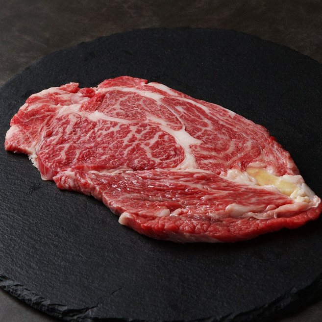 전류리종가집 암소 1++ 한우 꽃등심 등심 (8이상) 구이용/ 스테이크용 (냉장) 200g, 1++ 암소한우 등심 200g 스테이크용, 1개