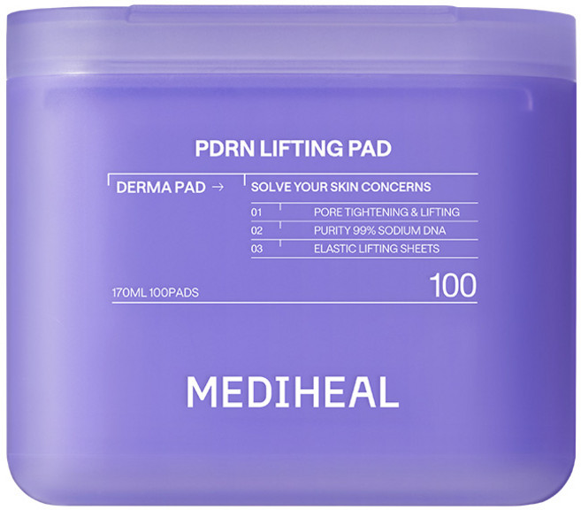 메디힐 PDRN 피디알엔 모공 탄력 더마 패드 2세대, 1개, 100매입