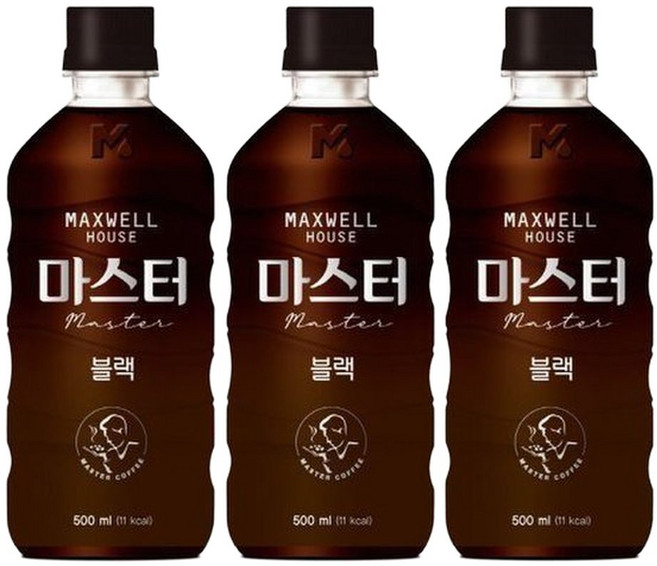 동서 맥스웰하우스 마스터블랙 500ml x 24펫 커피 음료