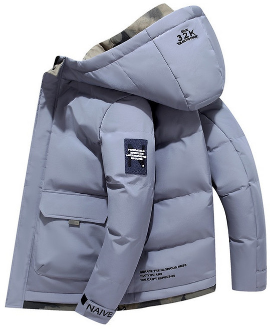 防寒保暖加厚羽絨外套 - 男款冬季時尚
