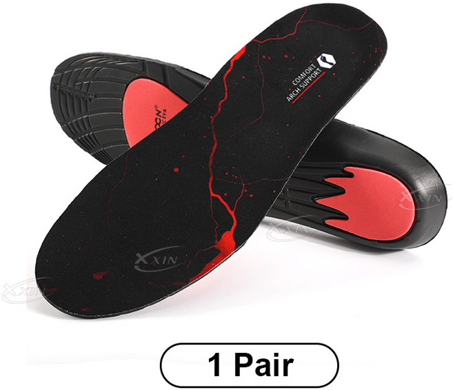 【Xxin】EVA 탄성 스포츠 깔창 경량 신발 높이뛰기 Runnin Insoles 크기 35-46, 01 1pair, 02 men(size41-46), 1개