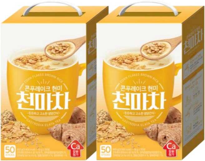 평중 콘푸레이크 현미 천마차, 18g, 100개입, 2개