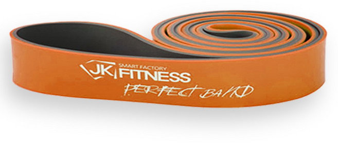 풀업밴드 턱걸이 보조 탄력 철봉 퍼펙트 근력 라텍스, 1개, 투톤 오렌지