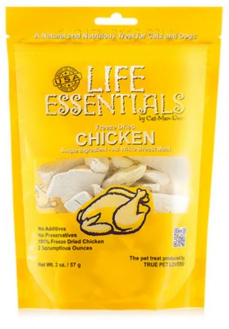 캣만두 라이프 에센셜 동결건조간식, 치킨, 57g, 2개 - 쿠팡