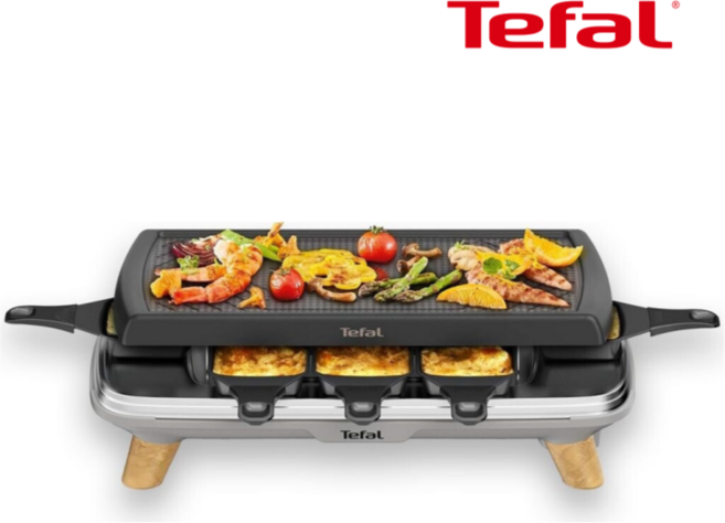 테팔 라끌렛 전기 그릴 치즈 8인용 RE610D