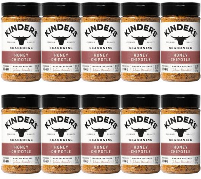 Kinder's 킨더스 허니 치폴레 시즈닝 284g, 10개
