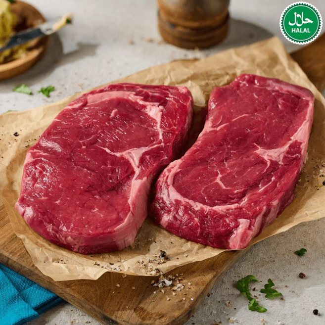 Halal Australian Blacktyde Fresh Beef Shoulder Steak Cut 할랄 호주산 블랙타이드 냉장 소고기 전각 스테이크용, 1개, 500g