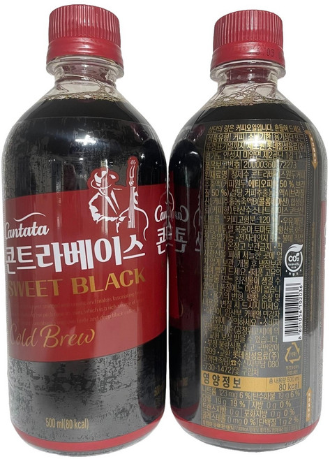 콘트라베이스 콜드브루 스위트블랙 500ml x 24개입