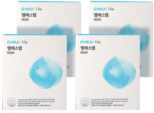 디뉴 대한뉴팜 MSM Opti 엠에스엠 30포, 4박스, 2g