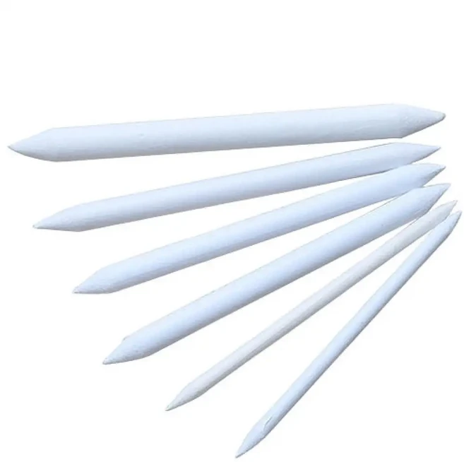 내구성 지우개 펜 아트 드로잉 도구 그루터기 스케치 파스텔 블렌딩 스머지 토틸론 6, 01 white