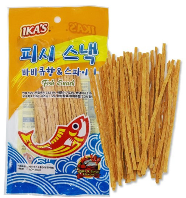 피시스낵 바비큐향&스파이시 13g