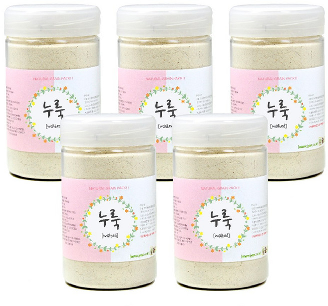 천연팩 누룩가루 통포장 숲으로허브 곡물팩 누룩팩, 5개, 1개입