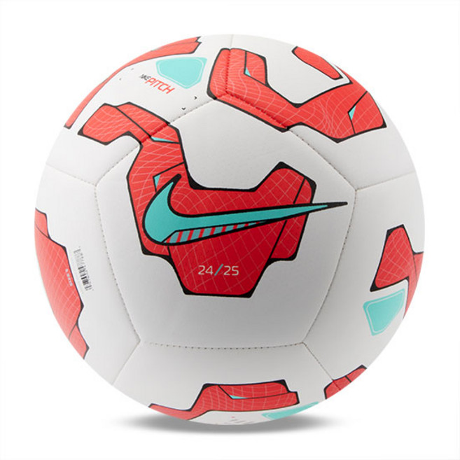 나이키 피치 축구공5호 레드 화이트 민트, 5호, 1개