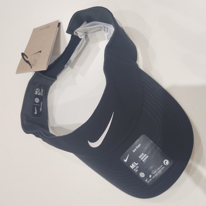 나이키 바이저 공용 썬캡 모자 스포츠 골프모자 통기성 좋은 캐주얼 헬스 운동 트레이닝 썬바이저 테니스 배드민턴 등산 모자 블랙