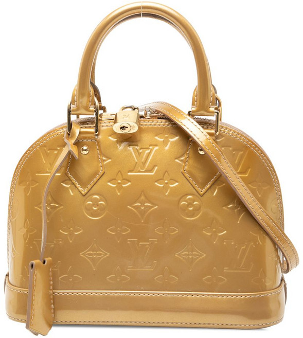 루이 비통 중고 2012 모노그램 베르니 알마 BB 사첼 백