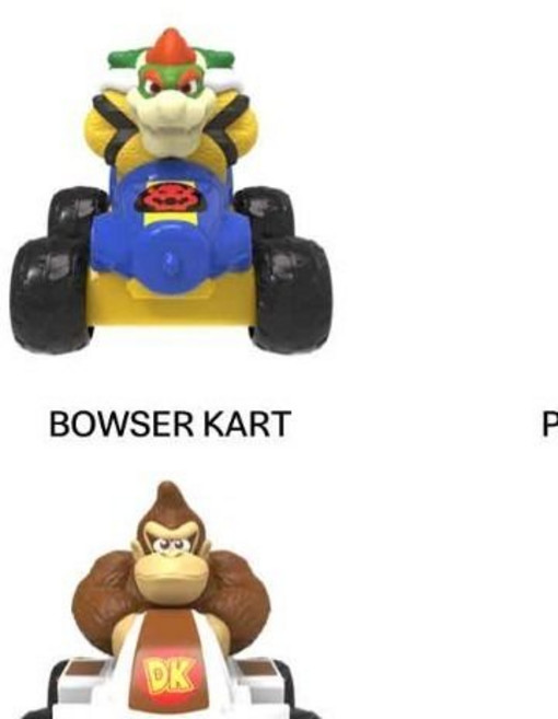 麥當勞 馬力歐卡丁車玩具 公仔擺件, 1個, 酷霸卡丁車