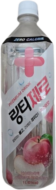 링티 제로 복숭아 맛, 1L, 2개