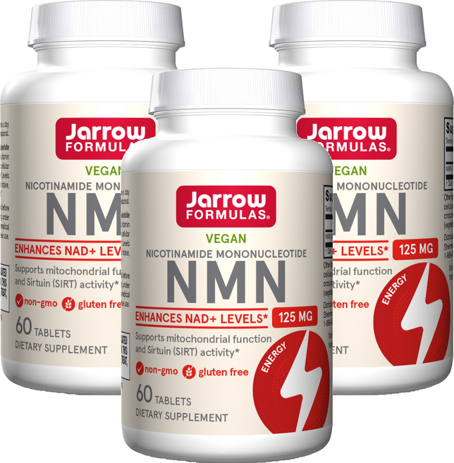Jarrow NMN 增強型 NAD+ 水平平板電腦素食主義者, 3個, 60 件