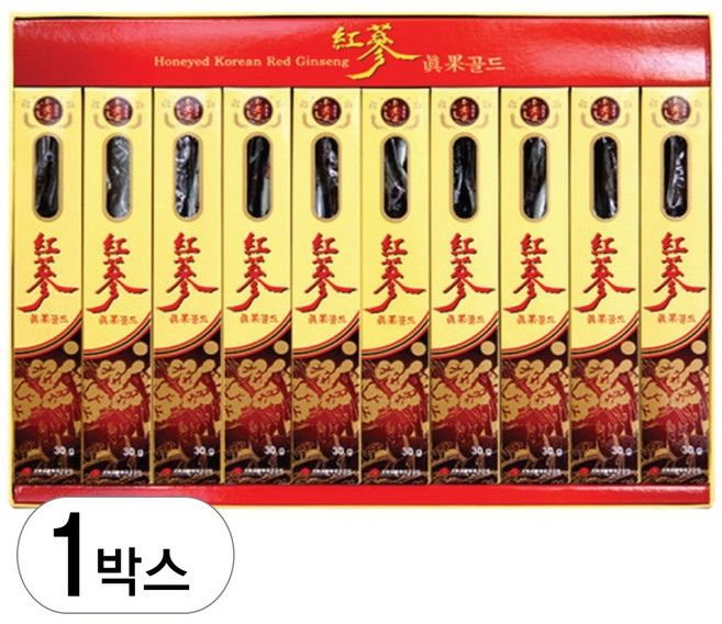 대동고려삼 홍삼진과골드 홍삼정과 절편, 1개, 300g