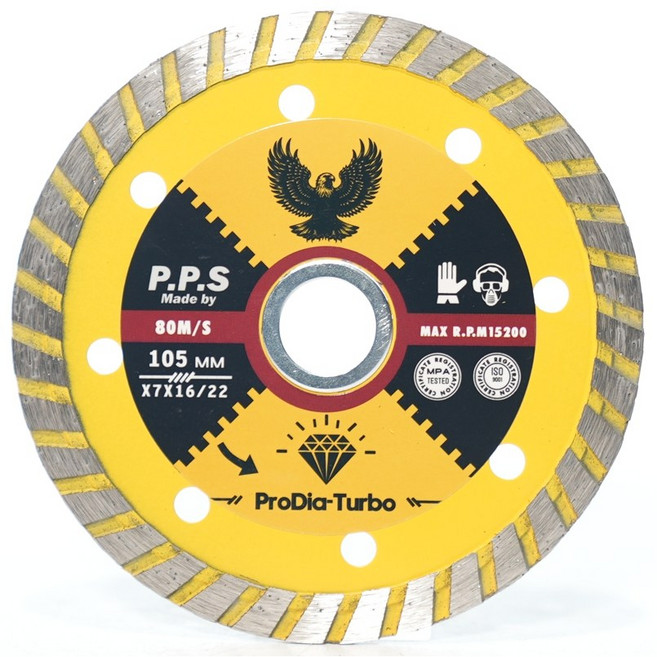 ProDia-Turbo 4인치 다이아몬드/타일 날 (P.P.S), 1개