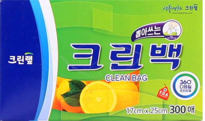 크린랩 크린백 미니 소 중 대, 1개