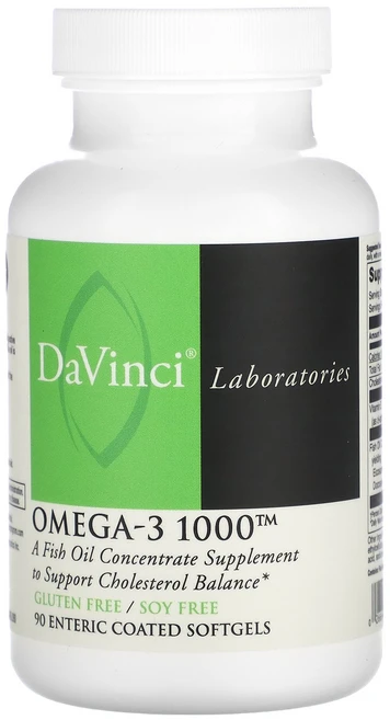 DaVinci Laboratories Omega-3 1000 장용성 소프트젤 90정 Laboratories (다빈치 래보라토리스), 1 - 쿠팡