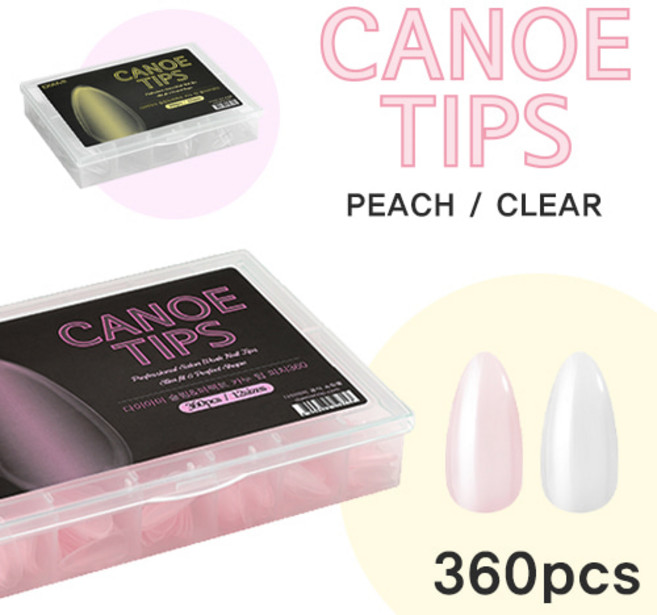 다이아미 카누팁 360T 클리어 / 피치, 카누 피치, 1개