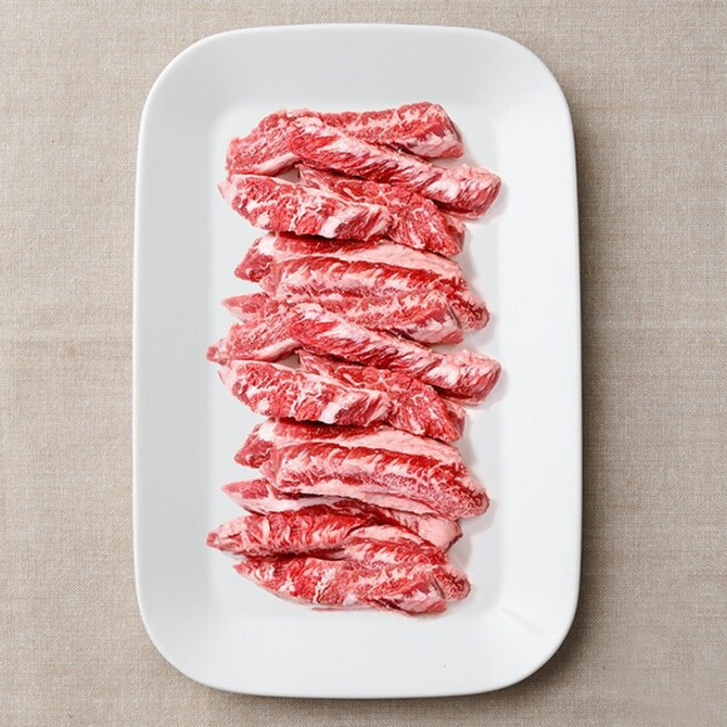 [G][농협안심한우] 1등급 국내산 한우 갈비살 구이용 (200g/냉장), 200g, 1개