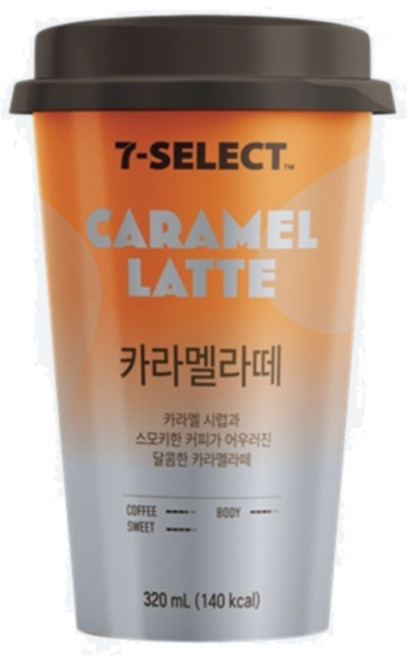 세븐셀렉트 카라멜 라떼, 24개, 320ml