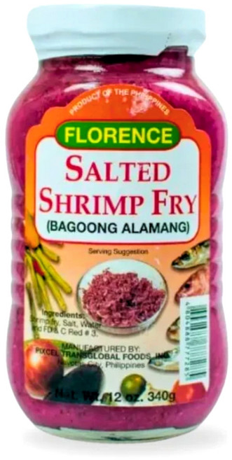 Florence Salted Shrimp Fry(Bagoong Alamang) 플로렌스 바궁 알라망, 340g, 1개