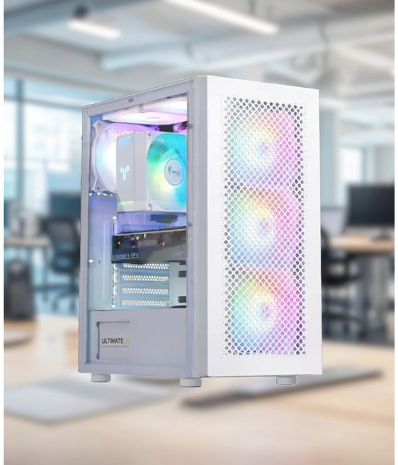 주연테크 2024 카운터 라이젠5 라이젠 7000 시리즈 라데온 RX 7600, 화이트, D475F76P-W, 512GB, 16GB, WIN11 Pro