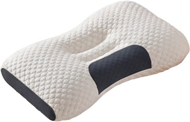 솜니아 메모리폼 숙면 항균 커버 경추 베개 2개, 혼합 색상