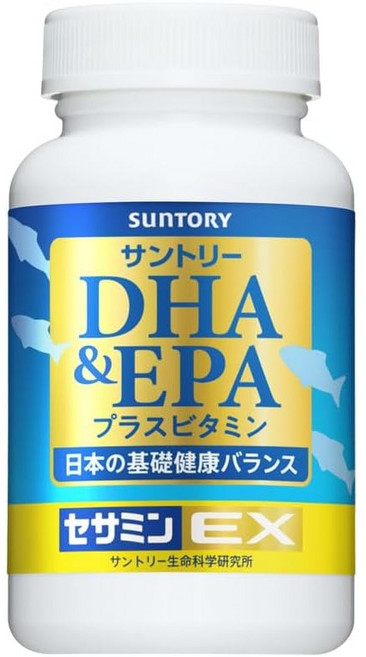 산토리 DHA&EPA 세사민EX 오메가3지방산 DHA EPA 사프리 240알 약 60일분, 1개, 240정
