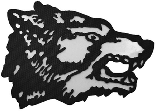 아웃도어랩 야광 늑대 울프 패치 와펜 밀리터리 벨크로 패션 WA620, 1개, WA622_야광늑대좌축면패치