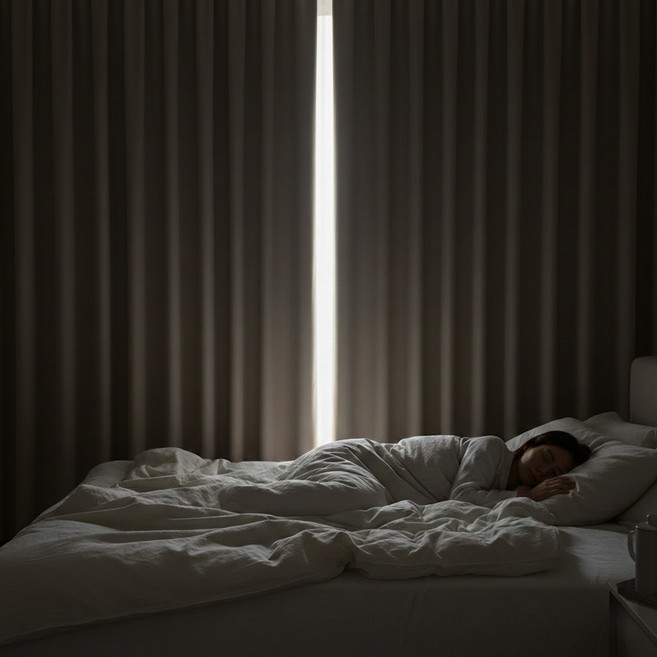 암막커튼 아일렛형 사계절 고중량 [99.99% 완벽암막] (2개입)