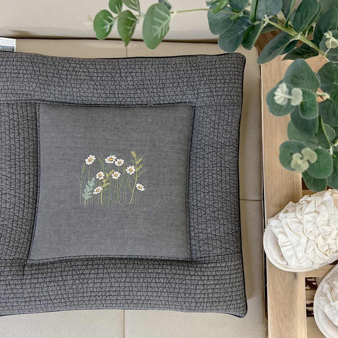 수선화 피그먼트 두꺼운 일체형 고급 방석