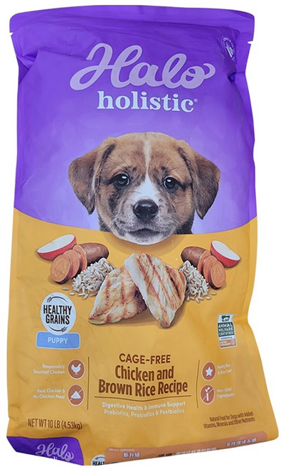 Halo 嘿囉 幼犬用 配方乾飼料, 雞肉, 4.53kg, 1袋