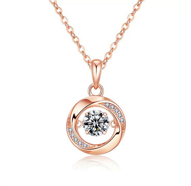 FANSYLI 모이사나이트 큐빅 펜던트 목걸이 은도금 원포인트 체인목걸이 재물운 해운 금전운 써지컬목걸이 여자친구생일선물 20250303J016