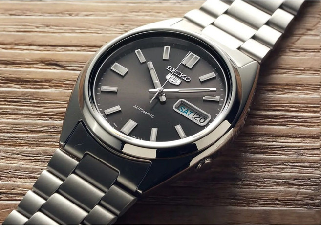 세이코5 SEIKO 오토매틱 패션 명품 남자메탈시계 38mm SNXS79