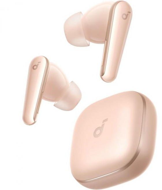 사운드코어 리버티 5 앤커 노이즈 캔슬링 무선 이어버드 2배 강한 음성 감소 실시간 적응형 소음 제거 고속 충전 돌비 오디오 6마이크 인공지능 선명 통화 재생품, Pink