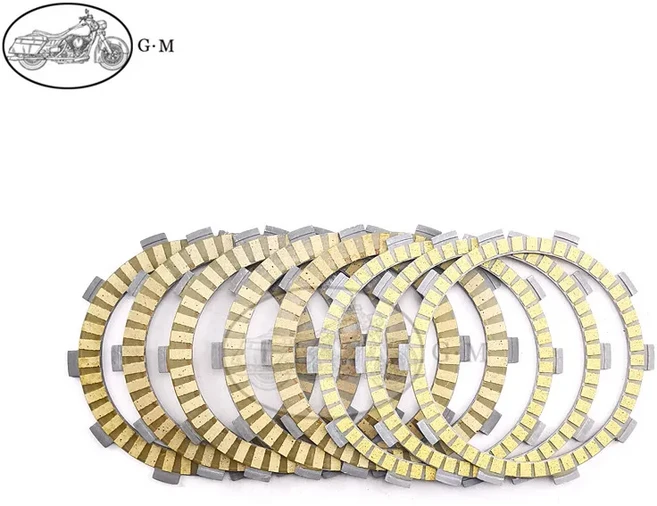 쿠쿠스토어 Triumph Bonneville T100 Black 900cc 201-2018 Street Scrambler 오토바이 마찰 클러치 플레, 01 8pcs 1 Set