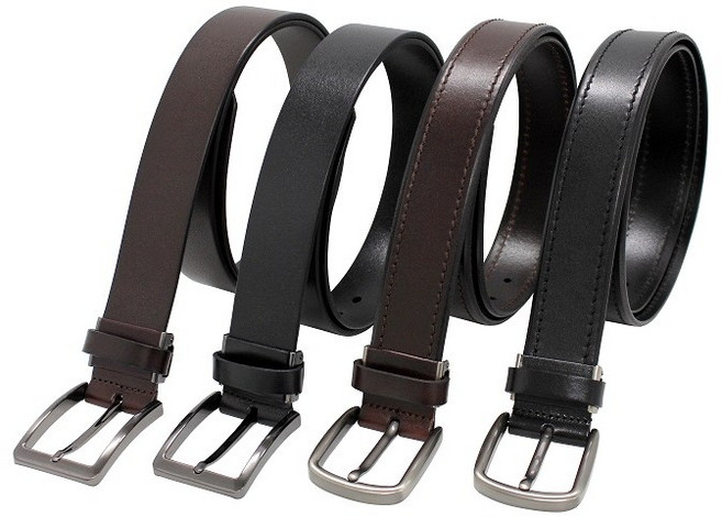 ELLE PLANETE 천연 소가죽 통가죽 벨트 남성 남자 청바지 캐주얼 혁띠 40mm