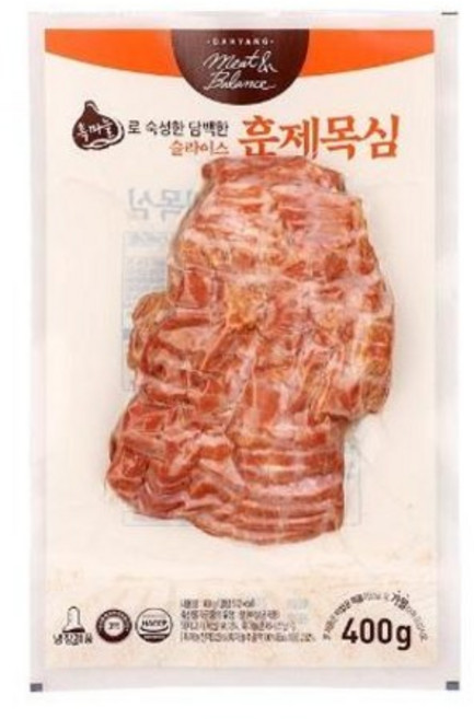 흑마늘 숙성 담백 훈제 목심 다향 400g, 돼지 훈제 목심 400g, 1개