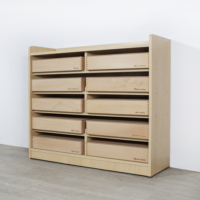 플레이팩토 교구장 10칸 수납장, 플레이팩토10칸-원색