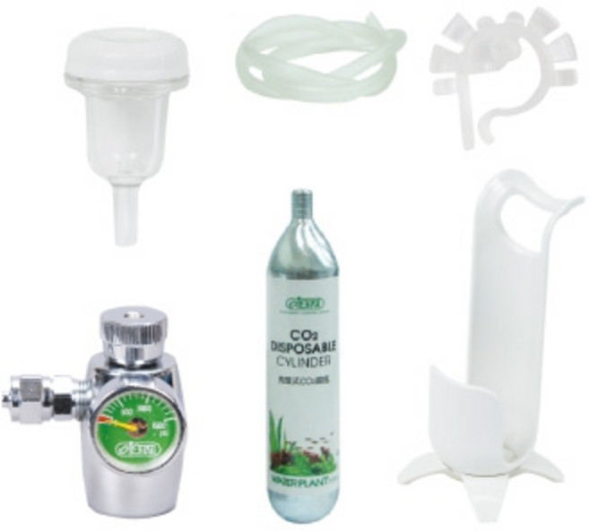 P老闆水族 I-673 拋棄式鋼瓶CO2供應組-88g, 1個