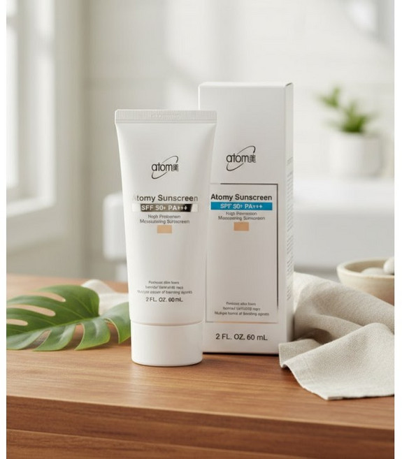 애터미 선크림 베이지 SPF50+ PA+++, 60ml, 1개